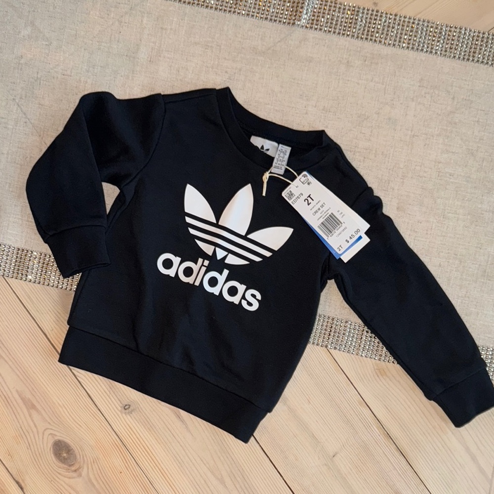 Adidas Black Toddler Sweatshirt